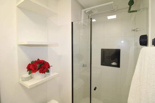 Banheiro de apartamento para alugar com 1 quarto, 26m² em Santana, São Paulo