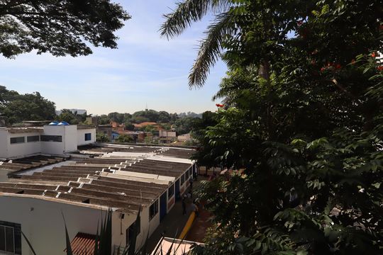 Vista da Sala de apartamento à venda com 2 quartos, 47m² em Jardim Leonor, São Paulo