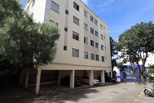 Fachada do bloco de apartamento à venda com 2 quartos, 47m² em Jardim Leonor, São Paulo