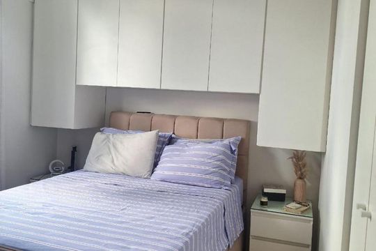 Quarto de apartamento à venda com 2 quartos, 48m² em Santa Helena, Belo Horizonte