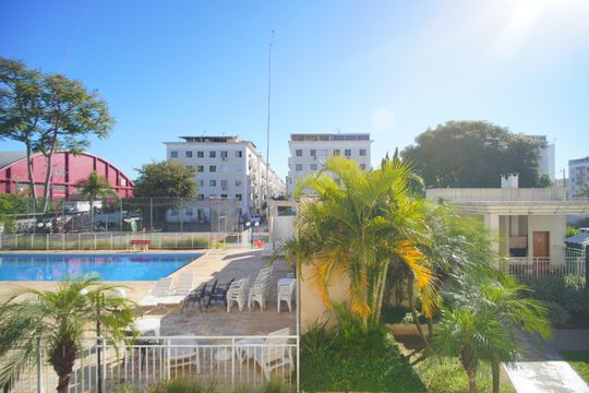 Vista do Quarto 1 de apartamento à venda com 3 quartos, 52m² em Santos Dumont, São Leopoldo