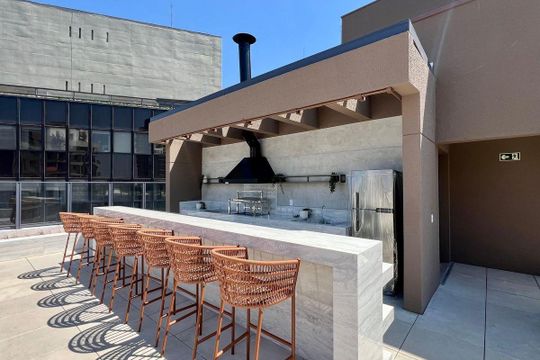 Rooftop de apartamento para alugar com 1 quarto, 28m² em Pinheiros, São Paulo