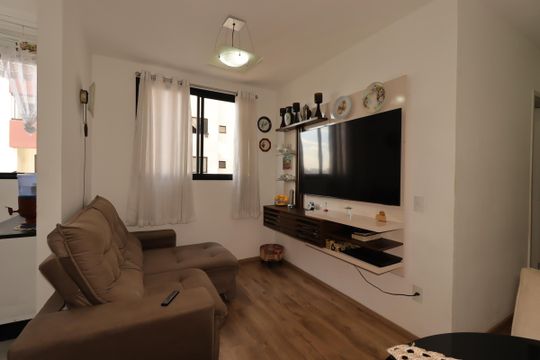 Sala de apartamento à venda com 2 quartos, 40m² em Santa Maria, Santo André