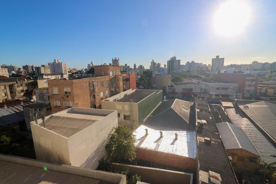 Vista da Sala de apartamento para alugar com 2 quartos, 54m² em Azenha, Porto Alegre