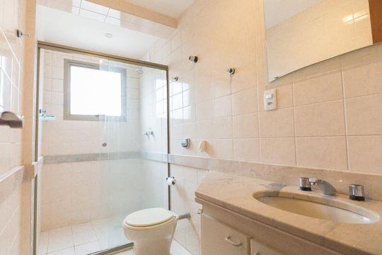 Banheiro de apartamento à venda com 2 quartos, 71m² em Jardim Belo Horizonte, Campinas