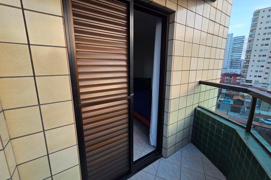 Varanda de apartamento para alugar com 1 quarto, 73m² em Vila Tupi, Praia Grande