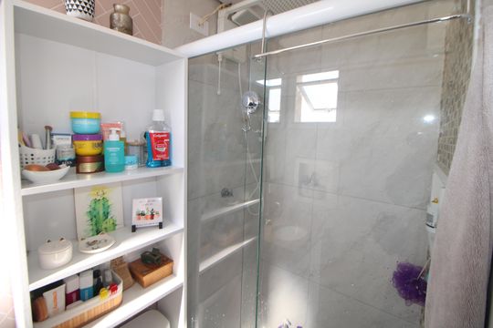 Banheiro de kitnet/studio à venda com 1 quarto, 28m² em Santana, São Paulo