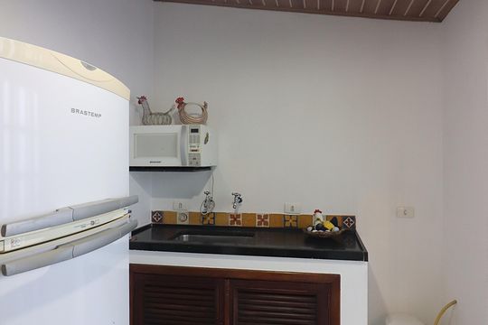 Cozinha e Área de Serviço de casa para alugar com 1 quarto, 65m² em Parque Sao Diogo, São Bernardo do Campo