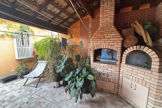 Área comum - Churrasqueira de casa à venda com 3 quartos, 200m² em Vila Nhocuné, São Paulo