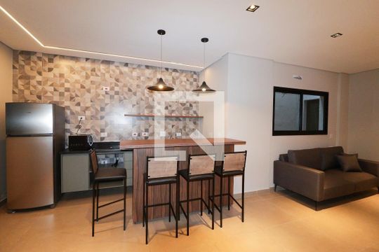 Área comum - Salão de festas de apartamento à venda com 1 quarto, 29m² em Santana, São Paulo
