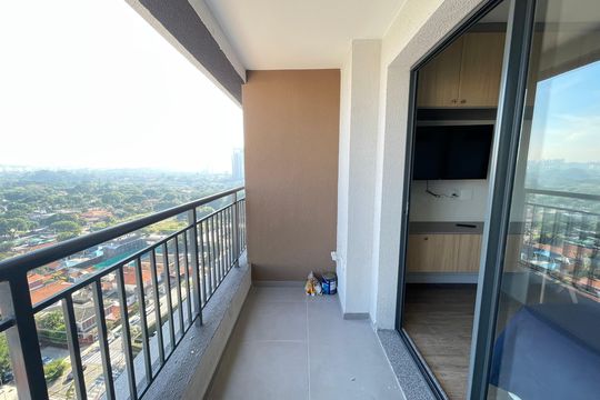 Varanda de kitnet/studio à venda com 1 quarto, 25m² em Butantã, São Paulo