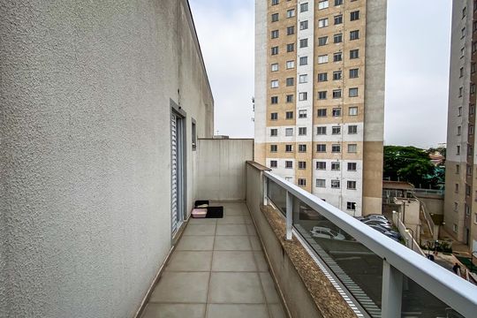 Varanda  de apartamento à venda com 2 quartos, 100m² em Cidade Patriarca, São Paulo
