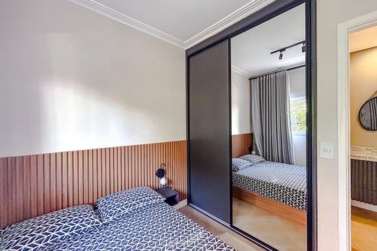 Quarto de apartamento para alugar com 1 quarto, 40m² em Vila Regente Feijó, São Paulo