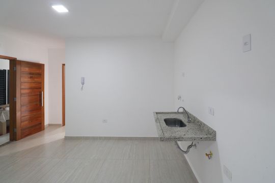 Cozinha e Área de Serviço de apartamento à venda com 2 quartos, 41m² em Vila Gustavo, São Paulo
