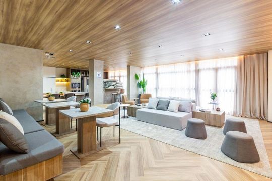 Área comum de kitnet/studio para alugar com 1 quarto, 24m² em Pinheiros, São Paulo