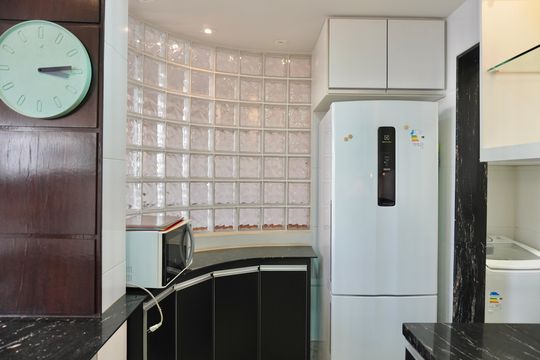 Cozinha  de apartamento à venda com 2 quartos, 66m² em São Lucas, Belo Horizonte