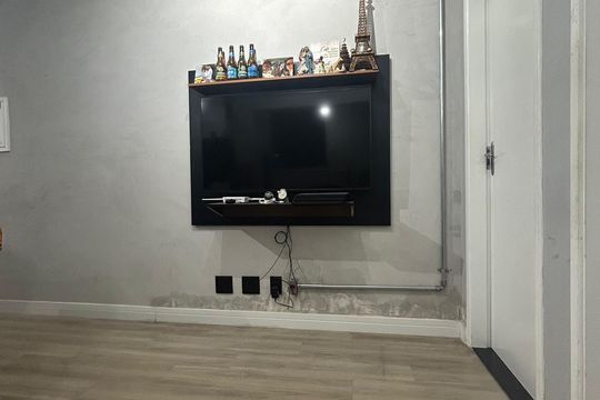 Sala de apartamento à venda com 1 quarto, 34m² em Vila Osasco, Osasco