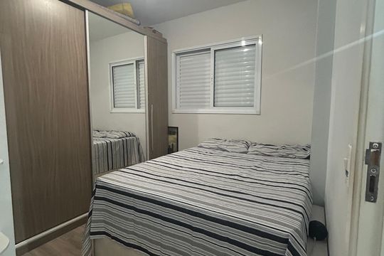 Quarto de apartamento à venda com 1 quarto, 34m² em Vila Osasco, Osasco