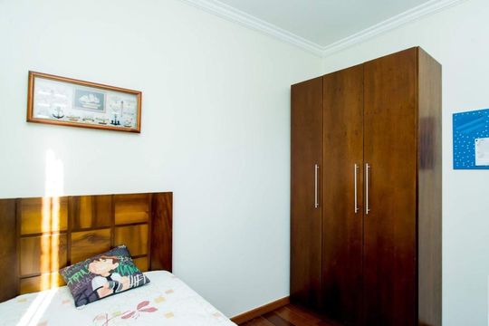 Quarto  de apartamento à venda com 3 quartos, 100m² em São Pedro, Belo Horizonte