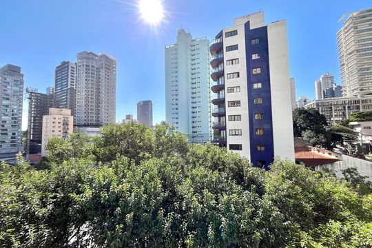 Vista da Suíte de apartamento à venda com 2 quartos, 54m² em Vila Clementino, São Paulo