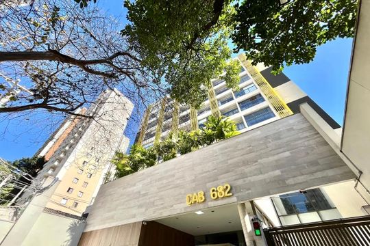 Fachada de apartamento à venda com 2 quartos, 54m² em Vila Clementino, São Paulo