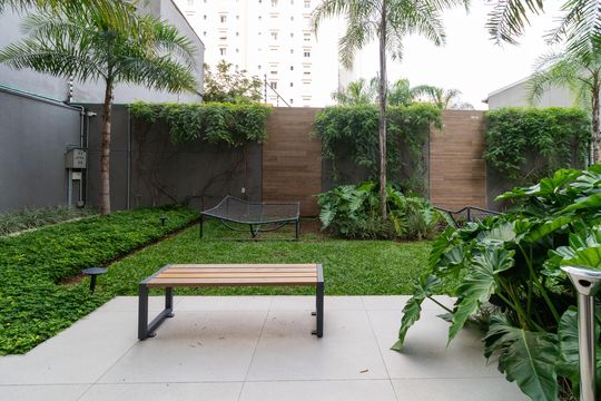 Área comum de kitnet/studio para alugar com 1 quarto, 26m² em Perdizes, São Paulo