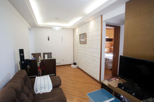 Sala de apartamento à venda com 2 quartos, 50m² em Pechincha, Rio de Janeiro