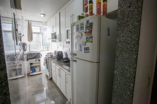Cozinha de apartamento à venda com 2 quartos, 50m² em Pechincha, Rio de Janeiro