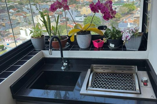 Varanda de apartamento à venda com 2 quartos, 40m² em Parque Erasmo Assunção, Santo André