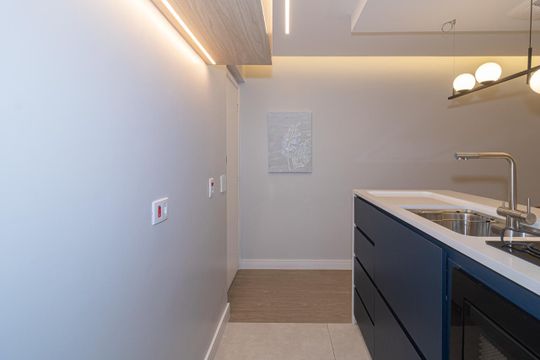 Cozinha de apartamento à venda com 1 quarto, 47m² em Moema, São Paulo