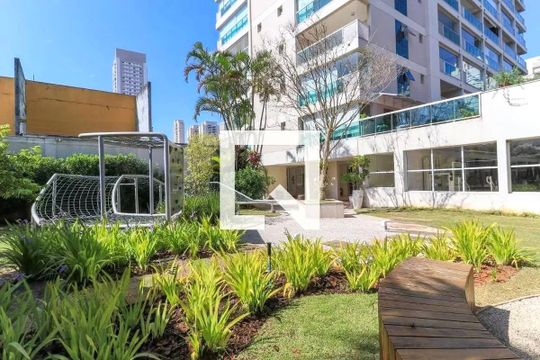 Área comum de apartamento à venda com 1 quarto, 56m² em Brooklin, São Paulo