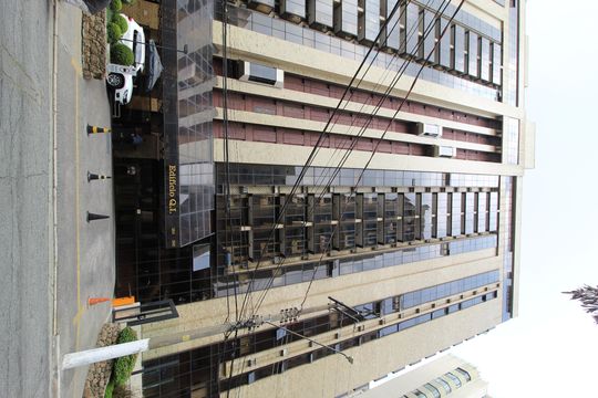 Fachada do Prédio de apartamento para alugar com 1 quarto, 35m² em Indianópolis, São Paulo