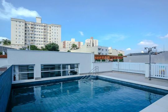 Piscina de apartamento à venda com 3 quartos, 86m² em Barcelona, São Caetano do Sul
