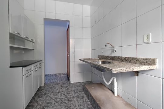 Cozinha de apartamento para alugar com 2 quartos, 55m² em Chácaras Tubalina e Quartel, Uberlândia