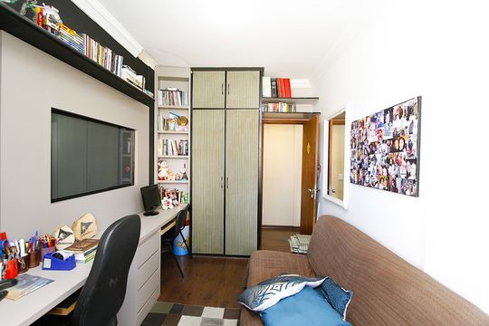 Quarto 2 de apartamento à venda com 3 quartos, 104m² em Havaí, Belo Horizonte