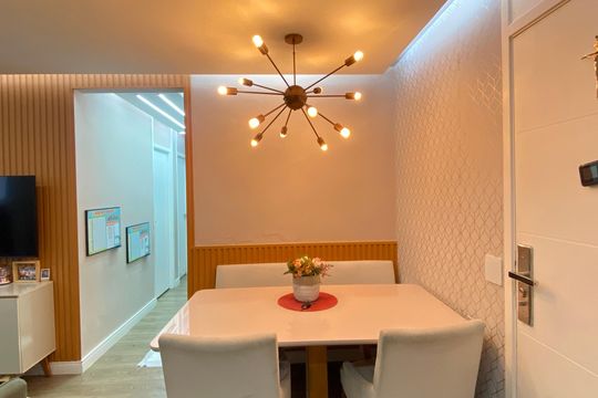 Sala - Cozinha de apartamento para alugar com 2 quartos, 48m² em Centro, Osasco