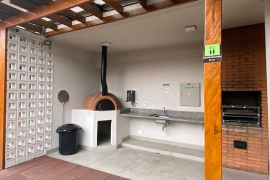 Área comum - Churrasqueira de apartamento para alugar com 2 quartos, 48m² em Centro, Osasco