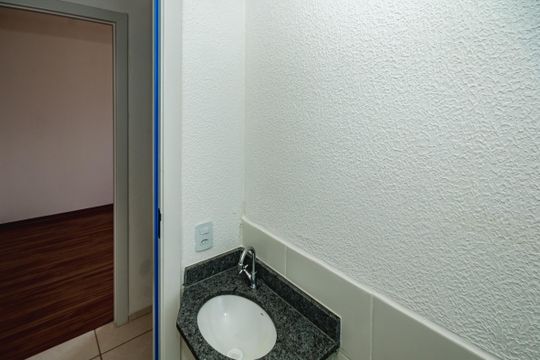 Banheiro Social de apartamento para alugar com 2 quartos, 54m² em Mantiqueira, Belo Horizonte