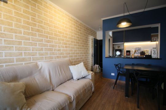 Sala de apartamento à venda com 1 quarto, 67m² em Vila Andrade, São Paulo