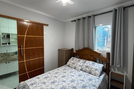 Suite de apartamento à venda com 2 quartos, 46m² em Utinga, Santo André
