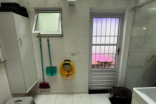 Área de Serviço de apartamento à venda com 2 quartos, 46m² em Utinga, Santo André