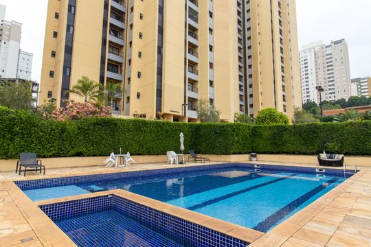 Área comum - Piscina de apartamento à venda com 2 quartos, 70m² em Mansões Santo Antônio, Campinas