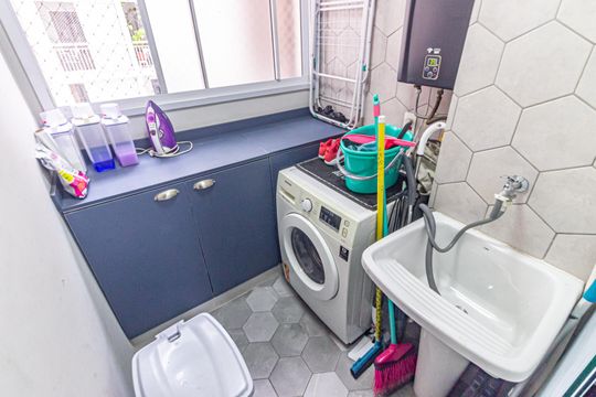 Área de Serviço de apartamento à venda com 3 quartos, 65m² em Catumbi, São Paulo