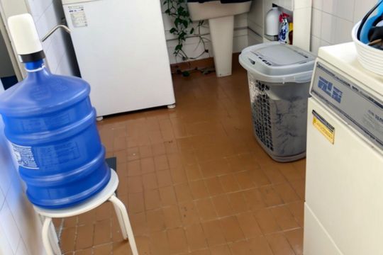 Area de serviço de apartamento para alugar com 2 quartos, 92m² em Paraíso, São Paulo