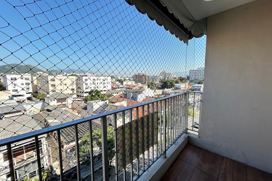 Varanda da Sala de apartamento à venda com 2 quartos, 72m² em Vila Valqueire, Rio de Janeiro