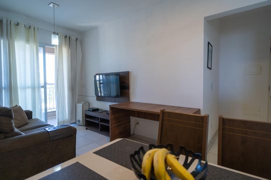 Sala de apartamento para alugar com 2 quartos, 54m² em Jardim Sao Carlos, Sorocaba
