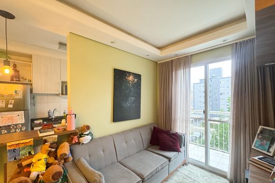 Sala de apartamento à venda com 2 quartos, 47m² em Jardim Iraja, São Bernardo do Campo