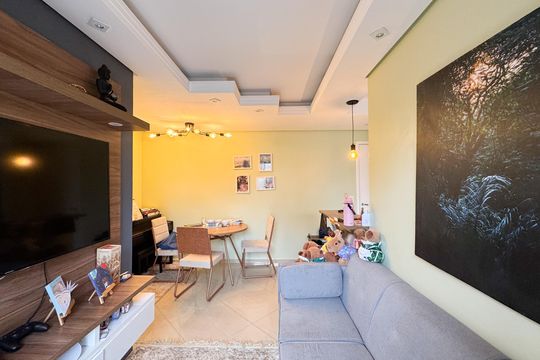 Sala de apartamento à venda com 2 quartos, 47m² em Jardim Iraja, São Bernardo do Campo
