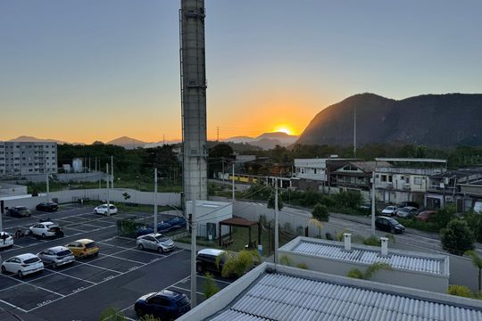 Vista da Sala de apartamento à venda com 2 quartos, 43m² em Recreio dos Bandeirantes, Rio de Janeiro