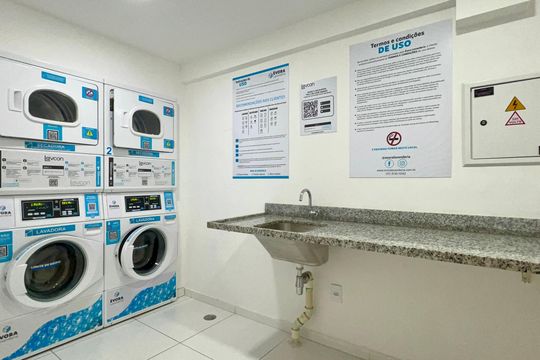 Lavanderia de kitnet/studio à venda com 1 quarto, 33m² em Pinheiros, São Paulo